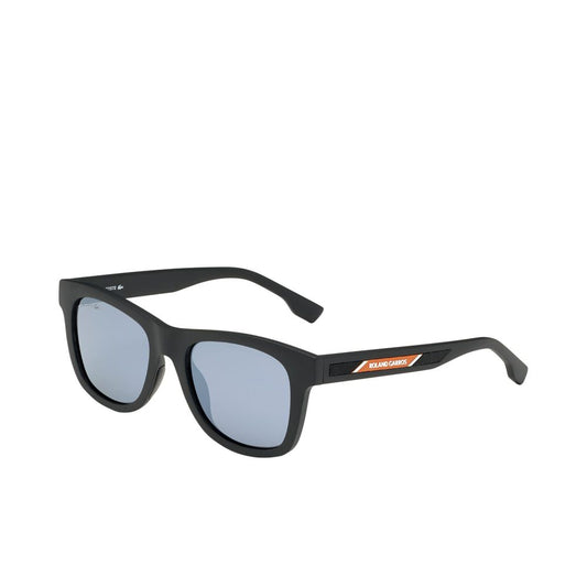 Lunettes de soleil Lacoste noires injectées