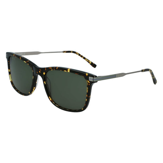 Lunettes de soleil Lacoste en métal marron