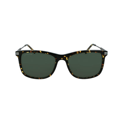 Lunettes de soleil Lacoste en métal marron