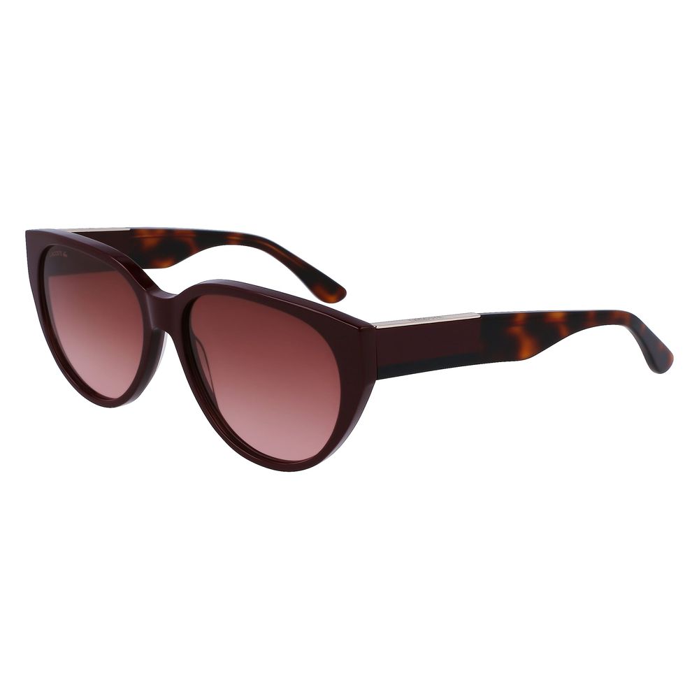 Lacoste Red Acetate Sunglasses by Lacoste