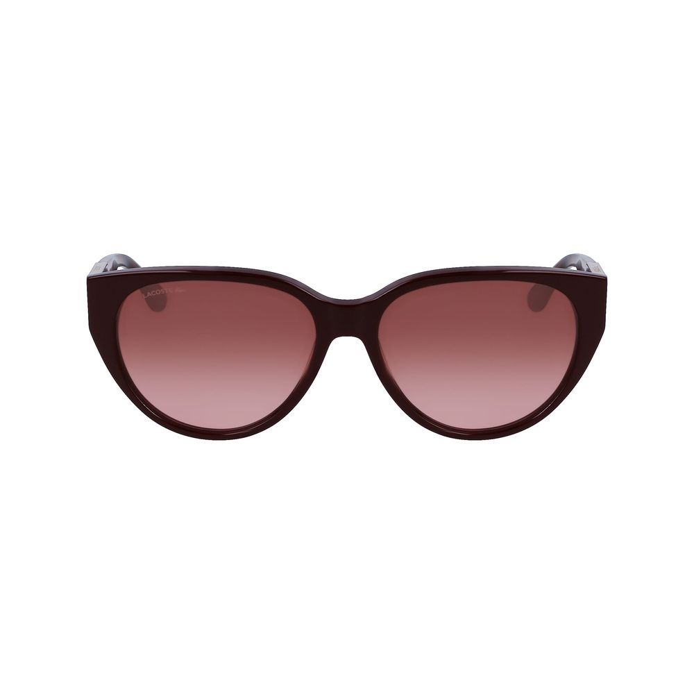 Lacoste Red Acetate Sunglasses by Lacoste