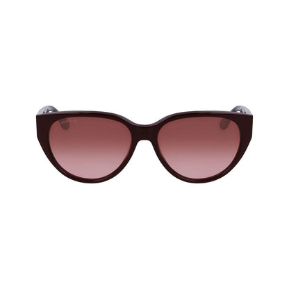 Lacoste Red Acetate Sunglasses by Lacoste