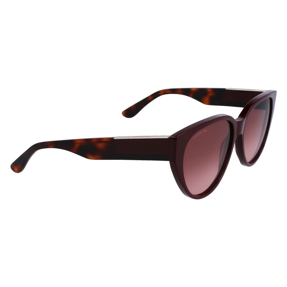 Lacoste Red Acetate Sunglasses by Lacoste