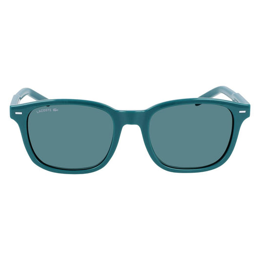 Lunettes de soleil injectées vertes Lacoste