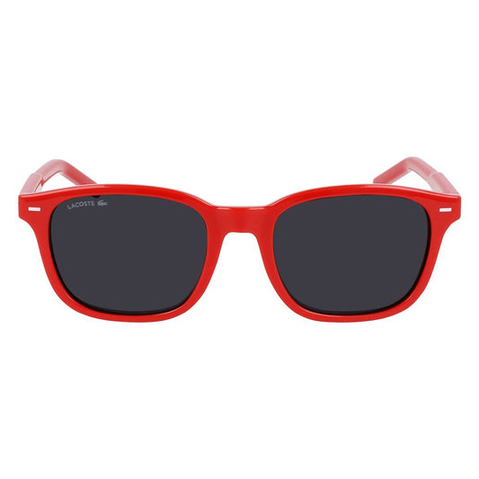 Lunettes de soleil injectées rouges Lacoste