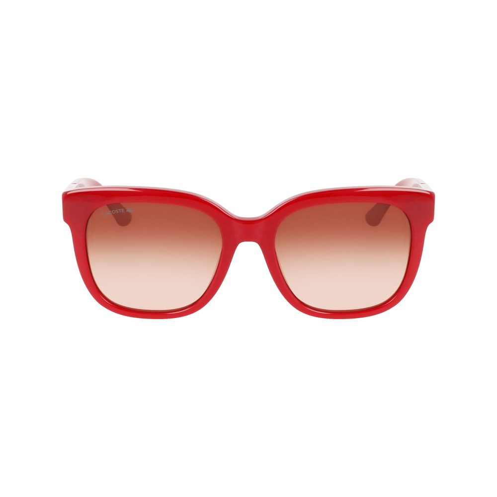 Lacoste Red Acetate Sunglasses by Lacoste