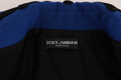 Veste trench courte noire et bleue chic Dolce &amp; Gabbana