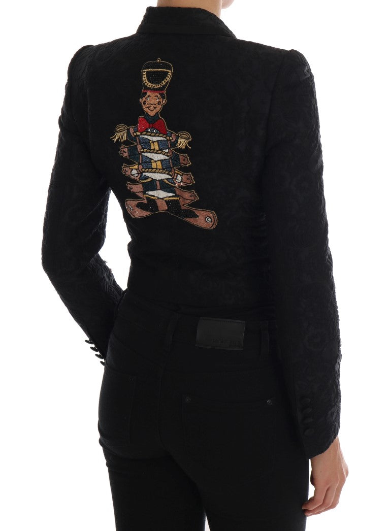 Veste blazer florale enchantée à cristaux Dolce &amp; Gabbana