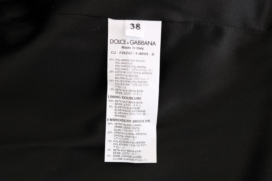 Veste blazer florale enchantée à cristaux Dolce &amp; Gabbana