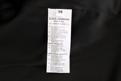 Veste blazer florale enchantée à cristaux Dolce &amp; Gabbana