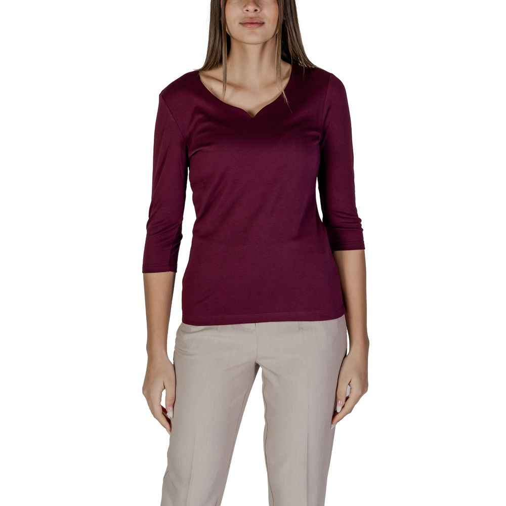 Street One Purple Cotton T-Shirt