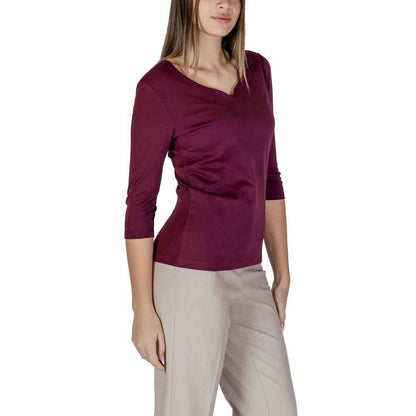 Street One Purple Cotton T-Shirt