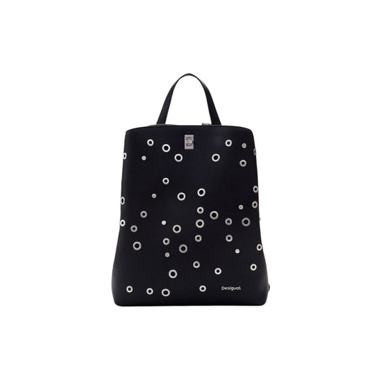Sac à dos en polyéthylène noir Desigual