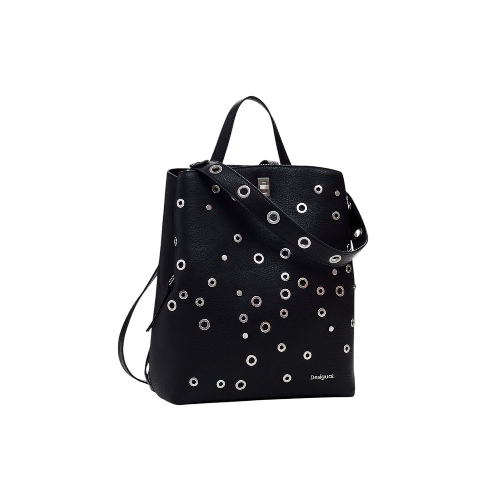 Sac à dos en polyéthylène noir Desigual