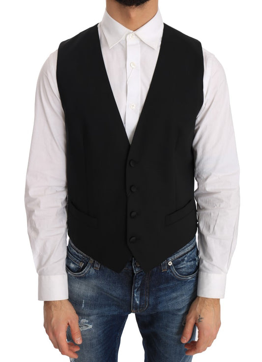 Dolce &amp; Gabbana - Cardigan élégant coupe slim noir