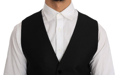 Dolce &amp; Gabbana Black Polka Dot Pattern Cardigan