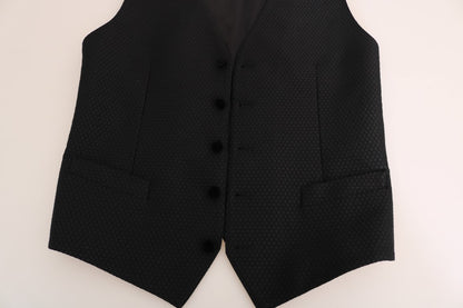 Dolce &amp; Gabbana Black Polka Dot Pattern Cardigan