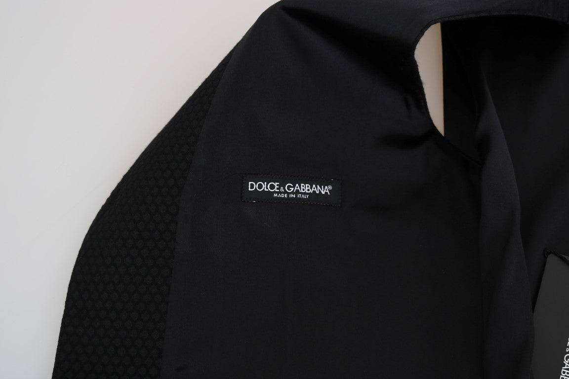 Dolce &amp; Gabbana Black Polka Dot Pattern Cardigan