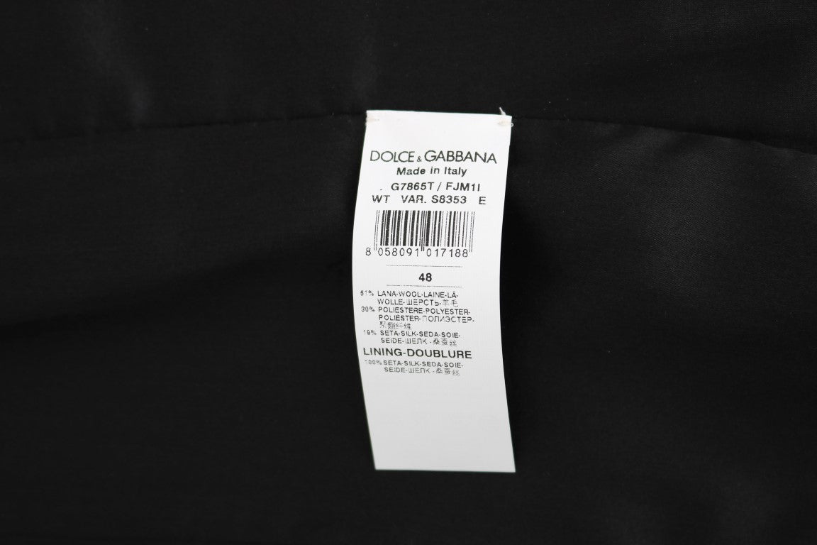 Dolce &amp; Gabbana Black Polka Dot Pattern Cardigan