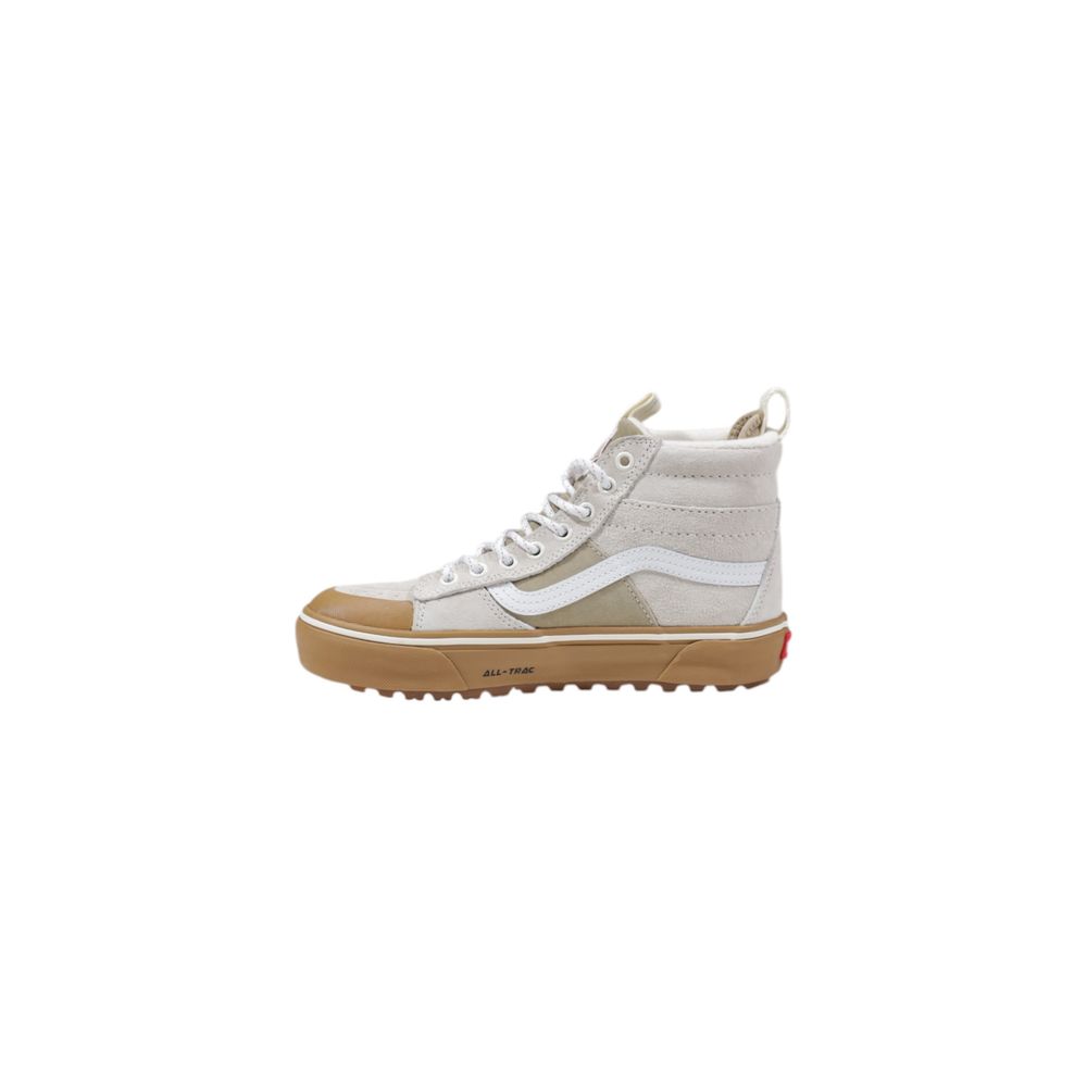 Vans Beige Leather Sneaker by Vans