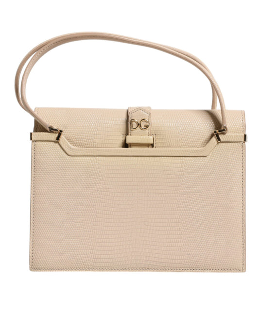 Sac à bandoulière Ingrid en cuir beige Dolce &amp; Gabbana