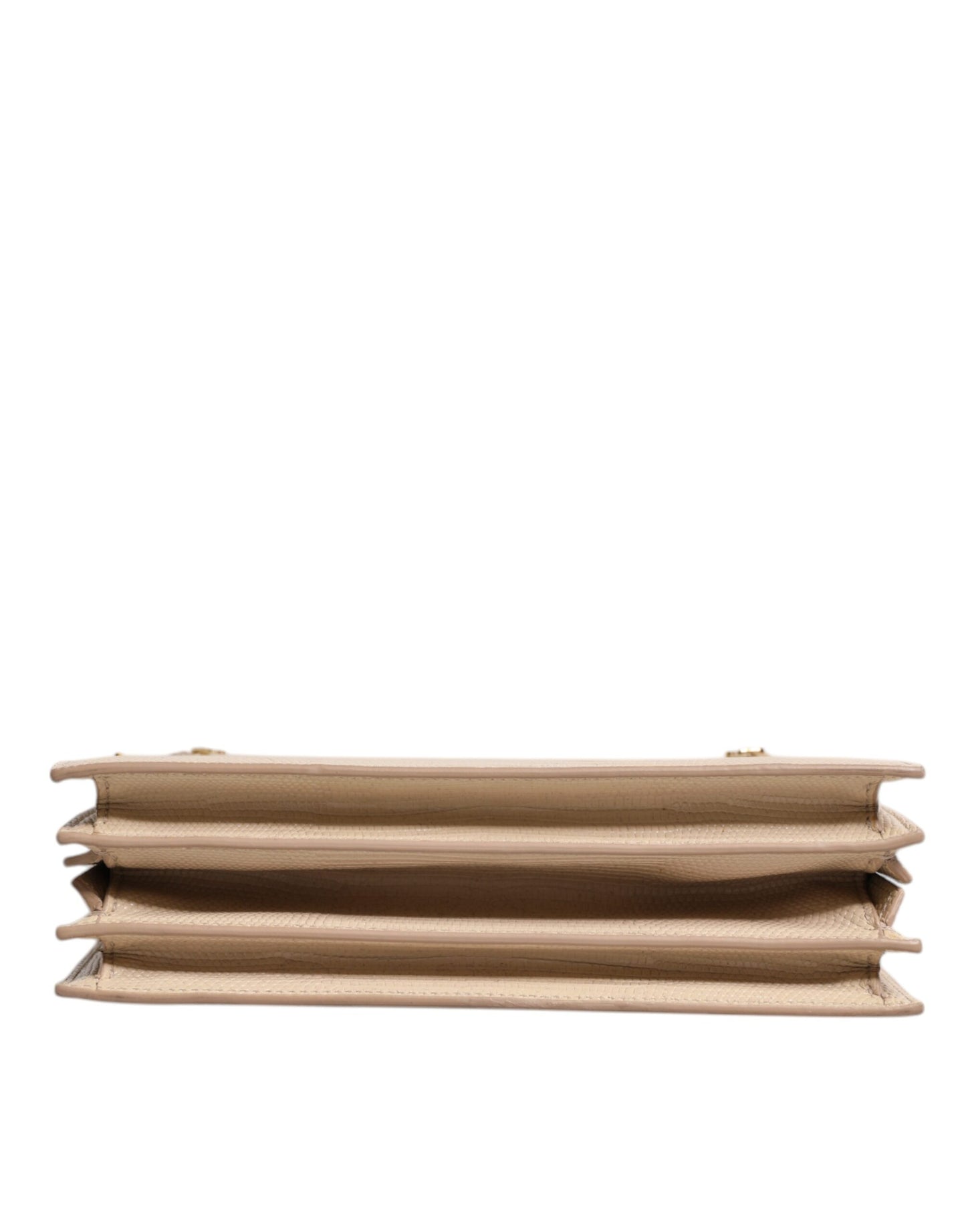 Sac à bandoulière Ingrid en cuir beige Dolce &amp; Gabbana