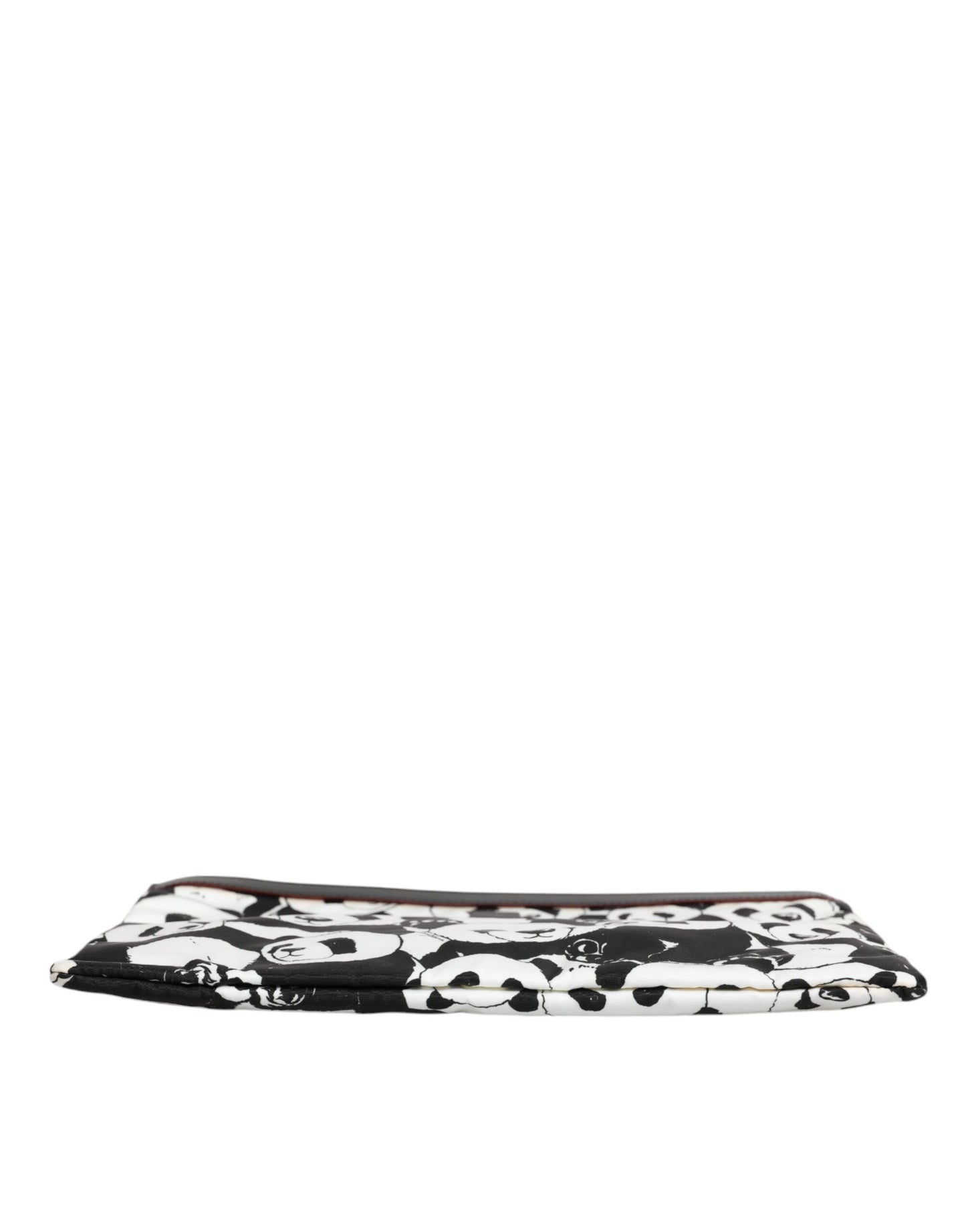 Pochette Dolce &amp; Gabbana à motif panda noir et blanc