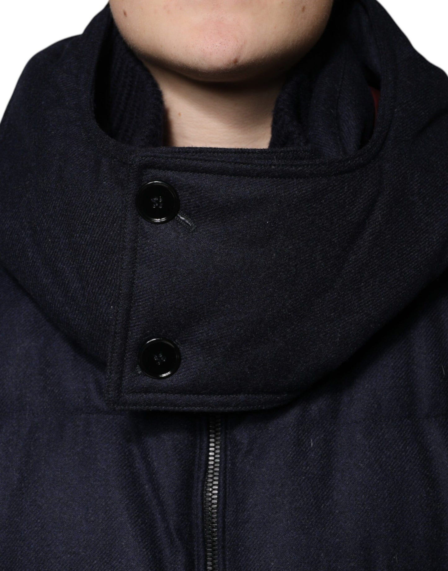 Dolce & Gabbana Black Nylon Hooded Puffer Men Coat Jacket by Dolce & Gabbana