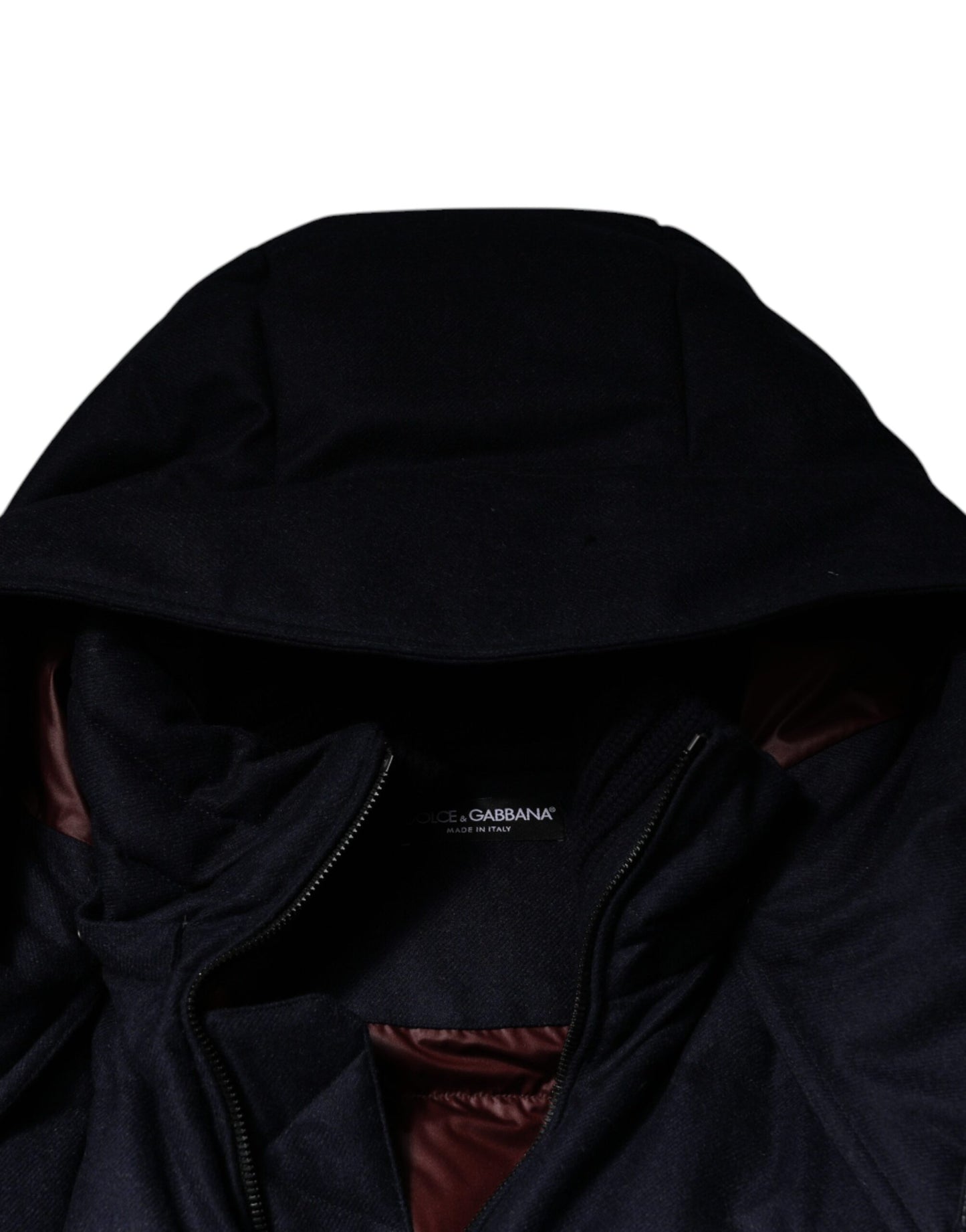 Dolce & Gabbana Black Nylon Hooded Puffer Men Coat Jacket by Dolce & Gabbana
