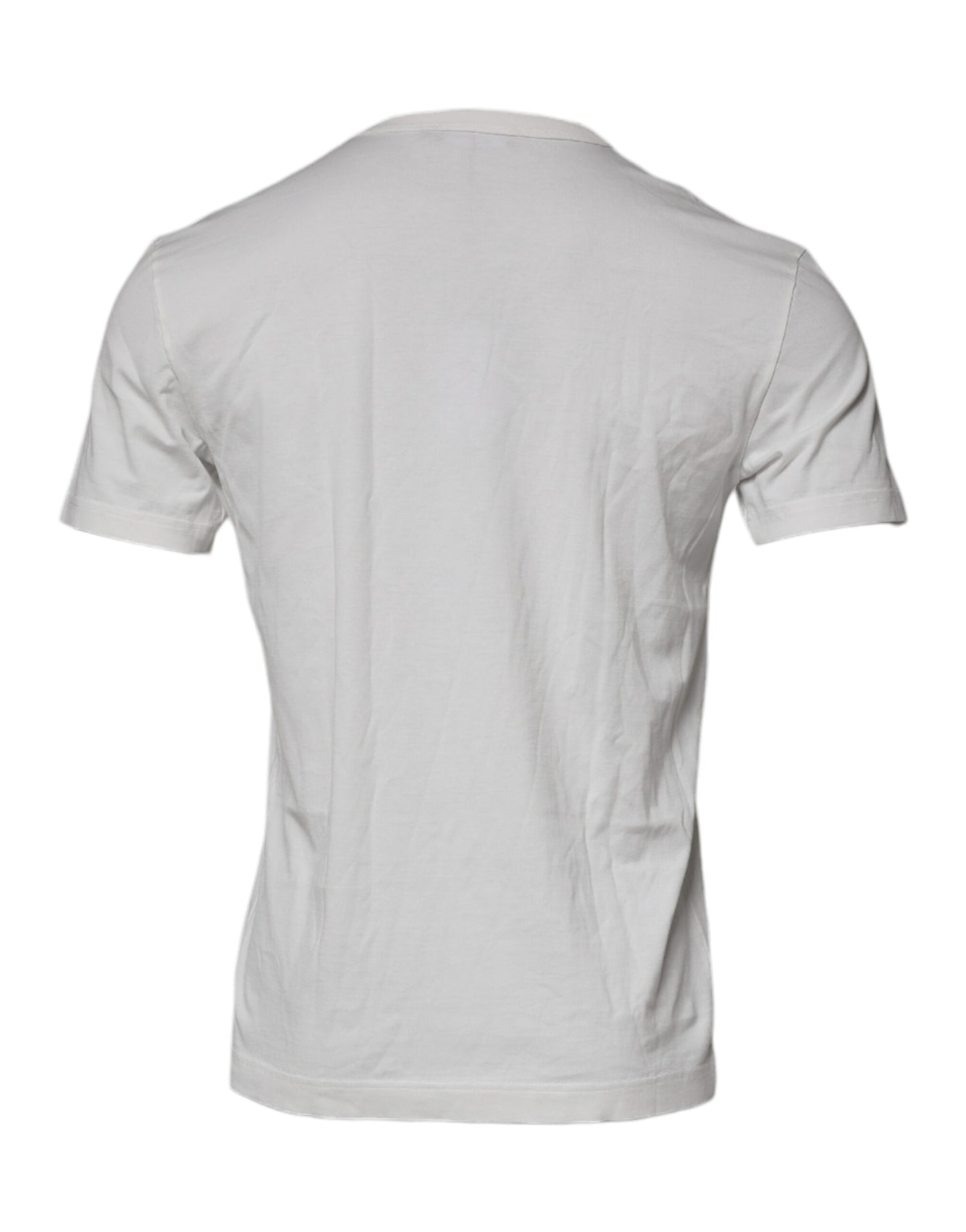 Dolce & Gabbana White Royals Heritage Cotton T-shirt by Dolce & Gabbana