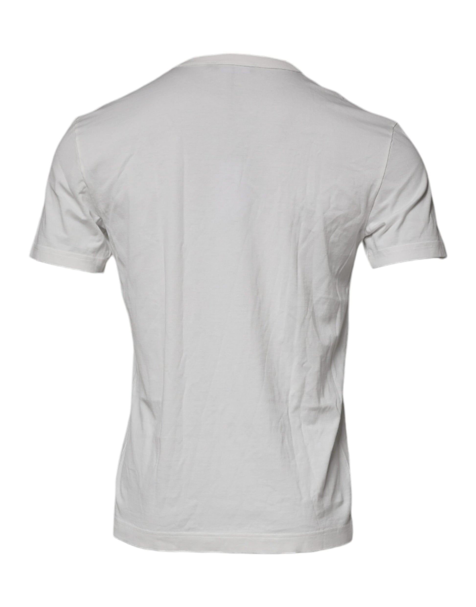 Dolce & Gabbana White Royals Heritage Cotton T-shirt by Dolce & Gabbana