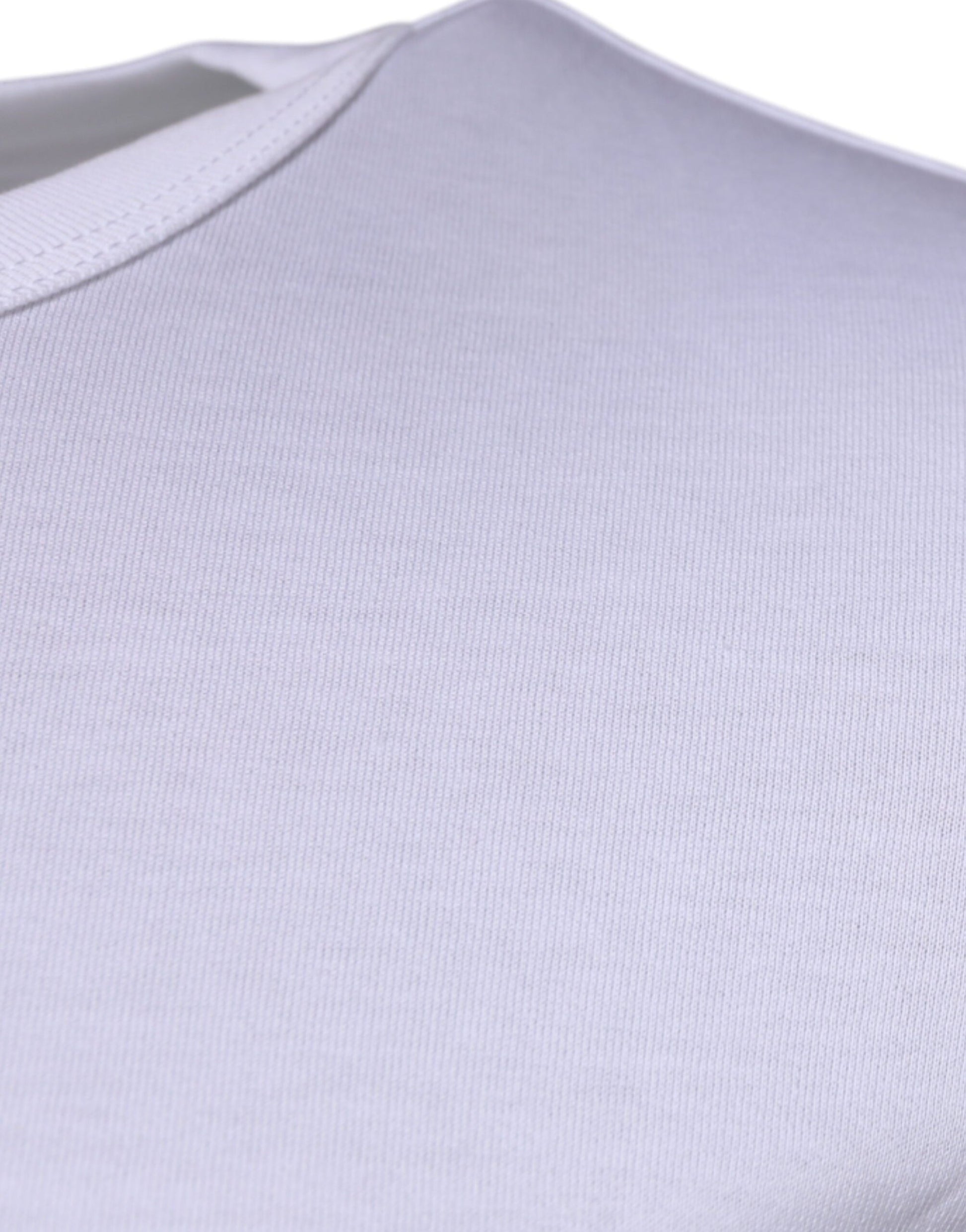 Dolce & Gabbana White Panda King Cotton Crew Neck T-shirt by Dolce & Gabbana