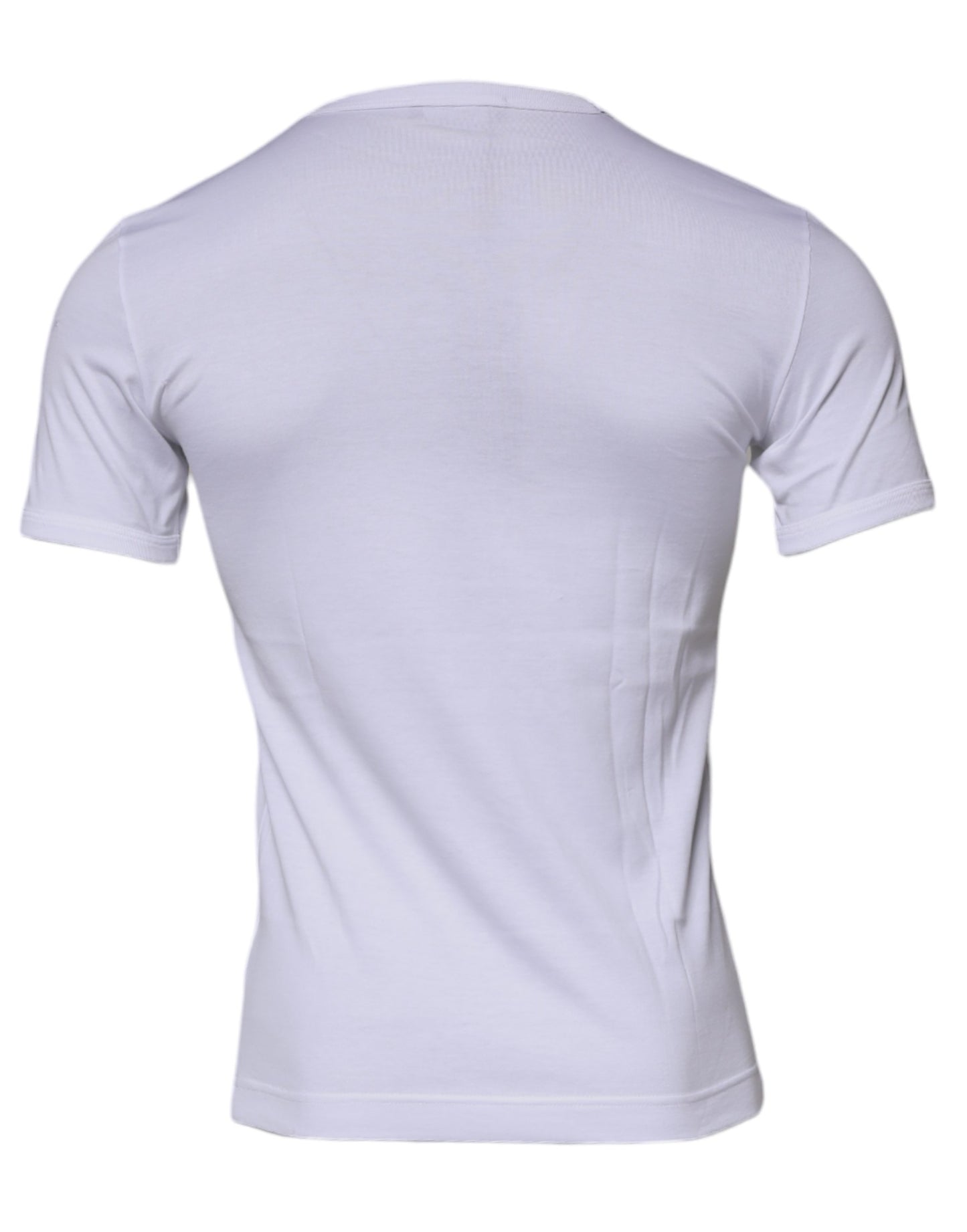 Dolce & Gabbana White Panda King Cotton Crew Neck T-shirt by Dolce & Gabbana