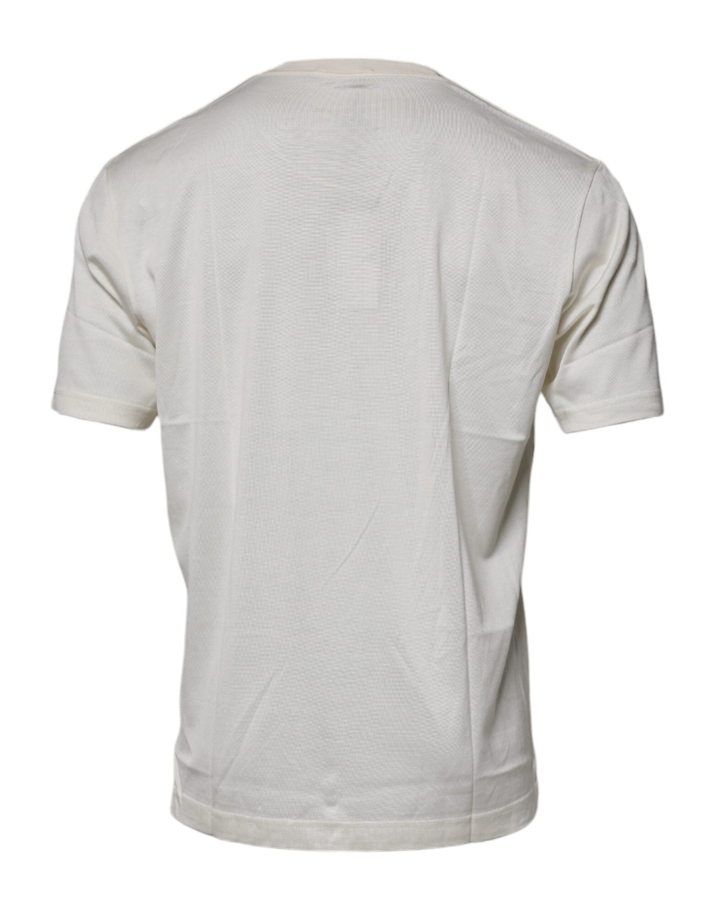 Dolce & Gabbana Off White Crew Neck Short Sleeve T-shirt by Dolce & Gabbana