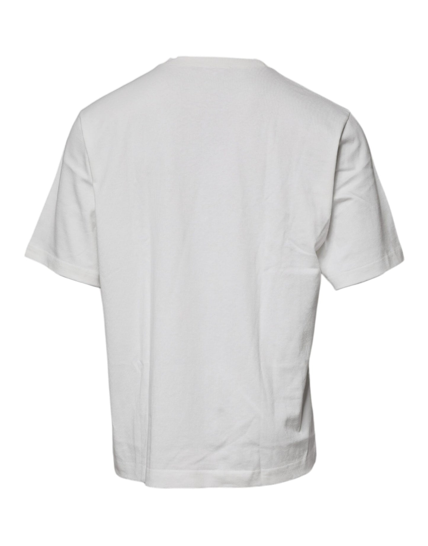 Dolce & Gabbana White DG Logo Crew Neck Short Sleeves T-shirt by Dolce & Gabbana