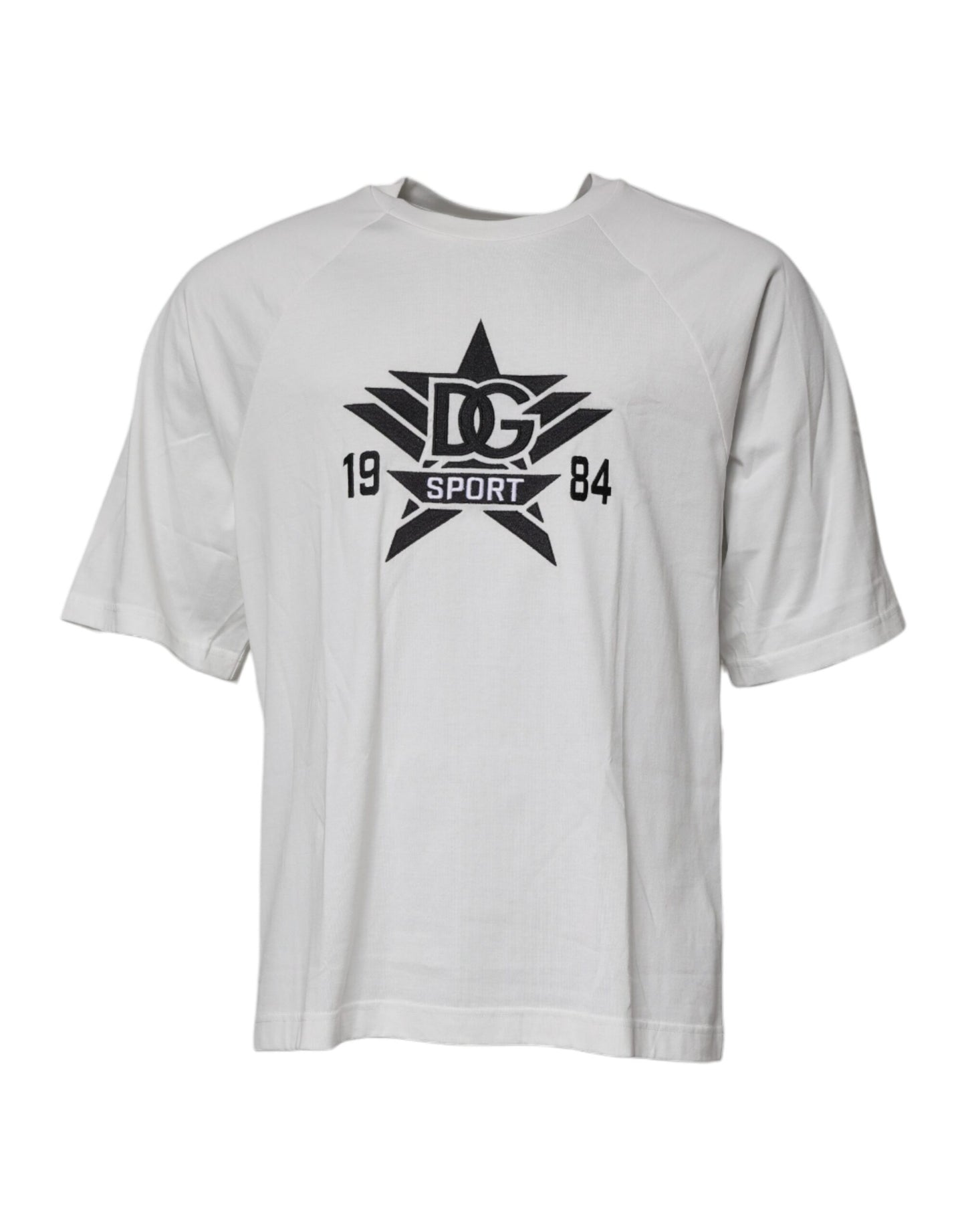 Dolce & Gabbana White DG Sport Crew Neck Short Sleeve T-shirt by Dolce & Gabbana