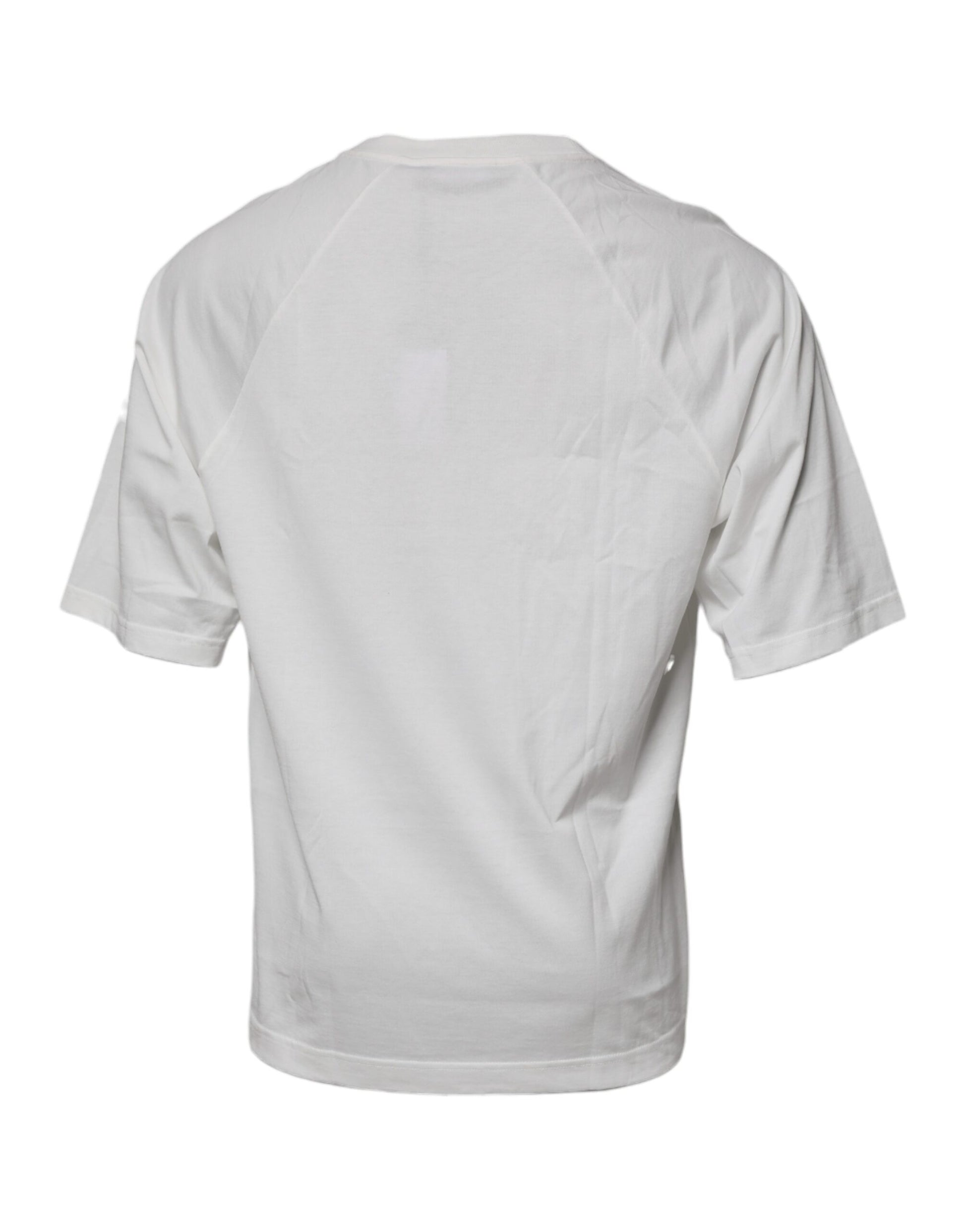 Dolce & Gabbana White DG Sport Crew Neck Short Sleeve T-shirt by Dolce & Gabbana