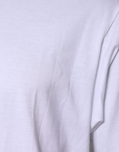 Dolce & Gabbana White DG Logo Crew Neck Short Sleeve T-shirt by Dolce & Gabbana