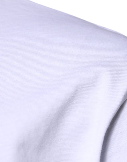Dolce & Gabbana White DG Logo Cotton Crew Neck T-shirt by Dolce & Gabbana