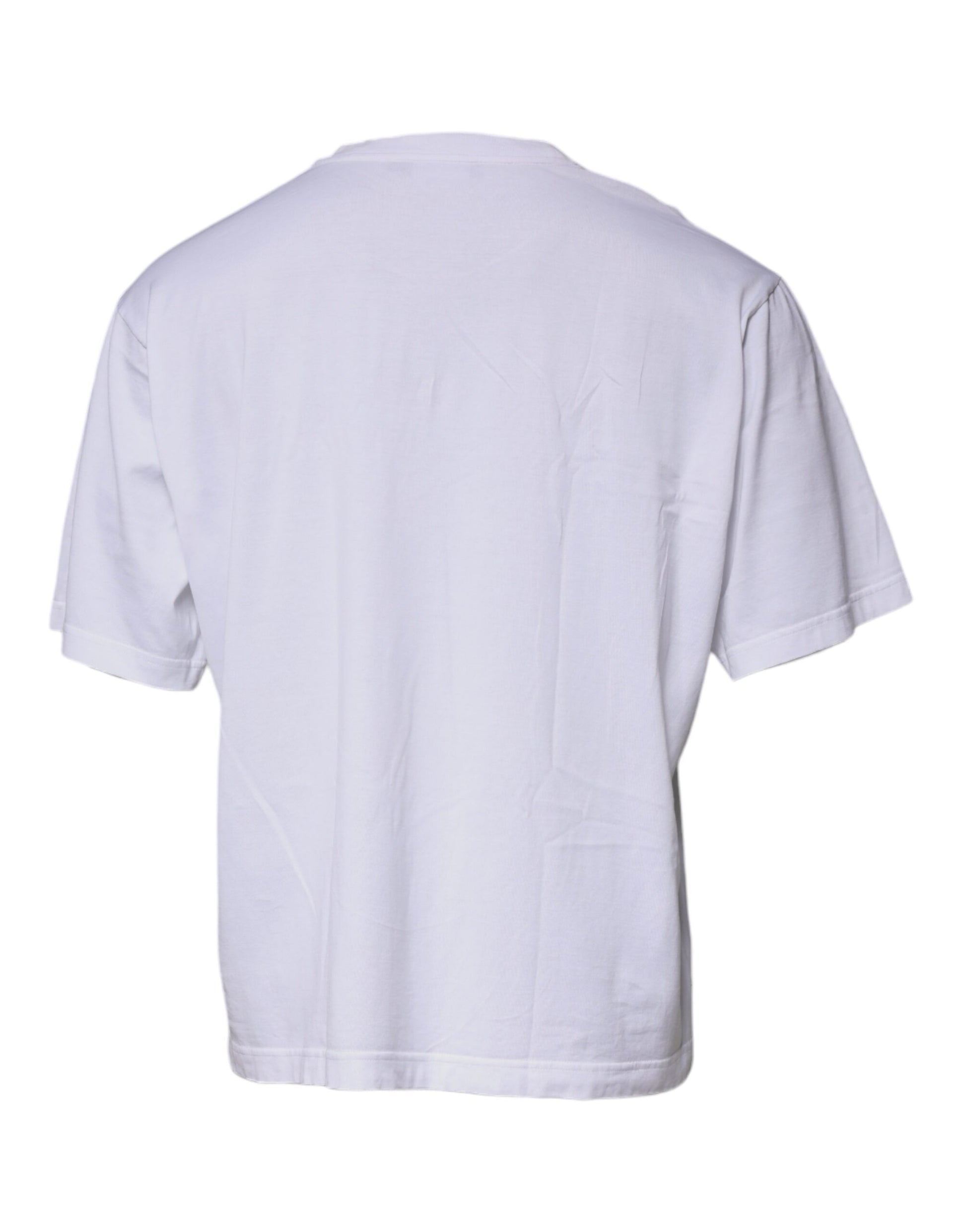 Dolce & Gabbana White DG Logo Crew Neck Short Sleeve T-shirt by Dolce & Gabbana