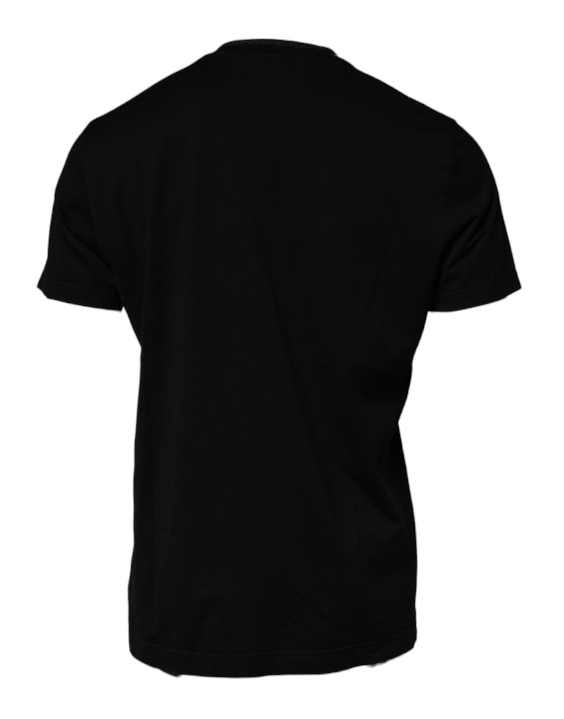 Dolce & Gabbana Black Crew Neck Short Sleeve T-shirt by Dolce & Gabbana
