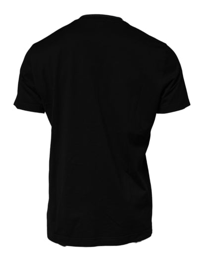 Dolce & Gabbana Black Crew Neck Short Sleeve T-shirt by Dolce & Gabbana