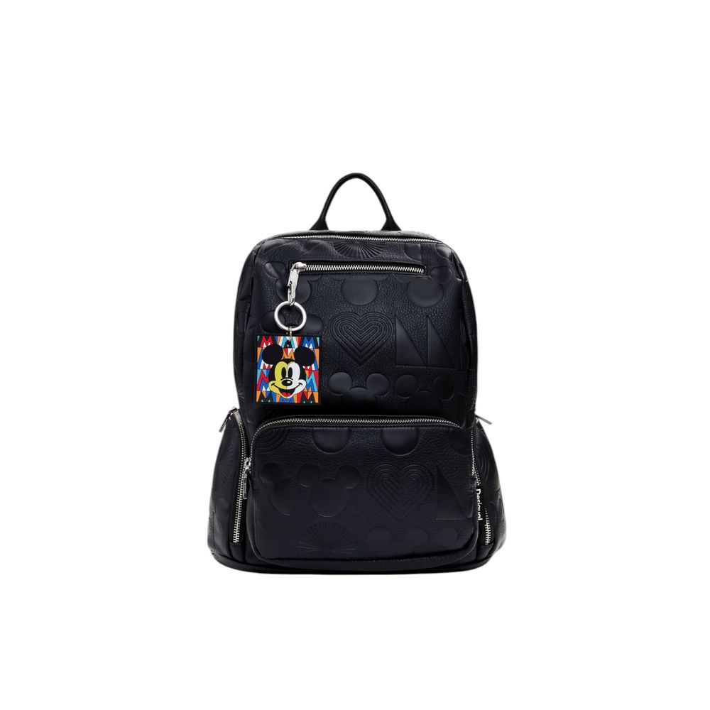 Sac à dos en polyéthylène noir Desigual