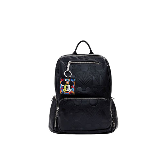 Sac à dos en polyéthylène noir Desigual