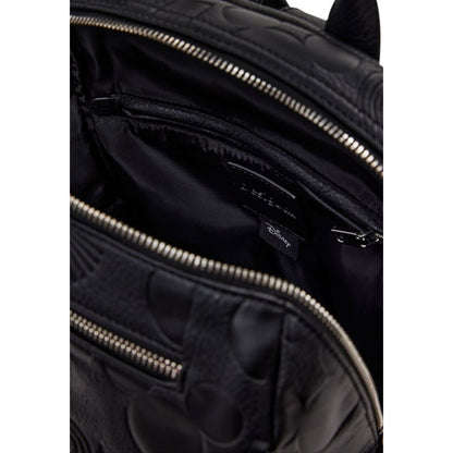 Sac à dos en polyéthylène noir Desigual