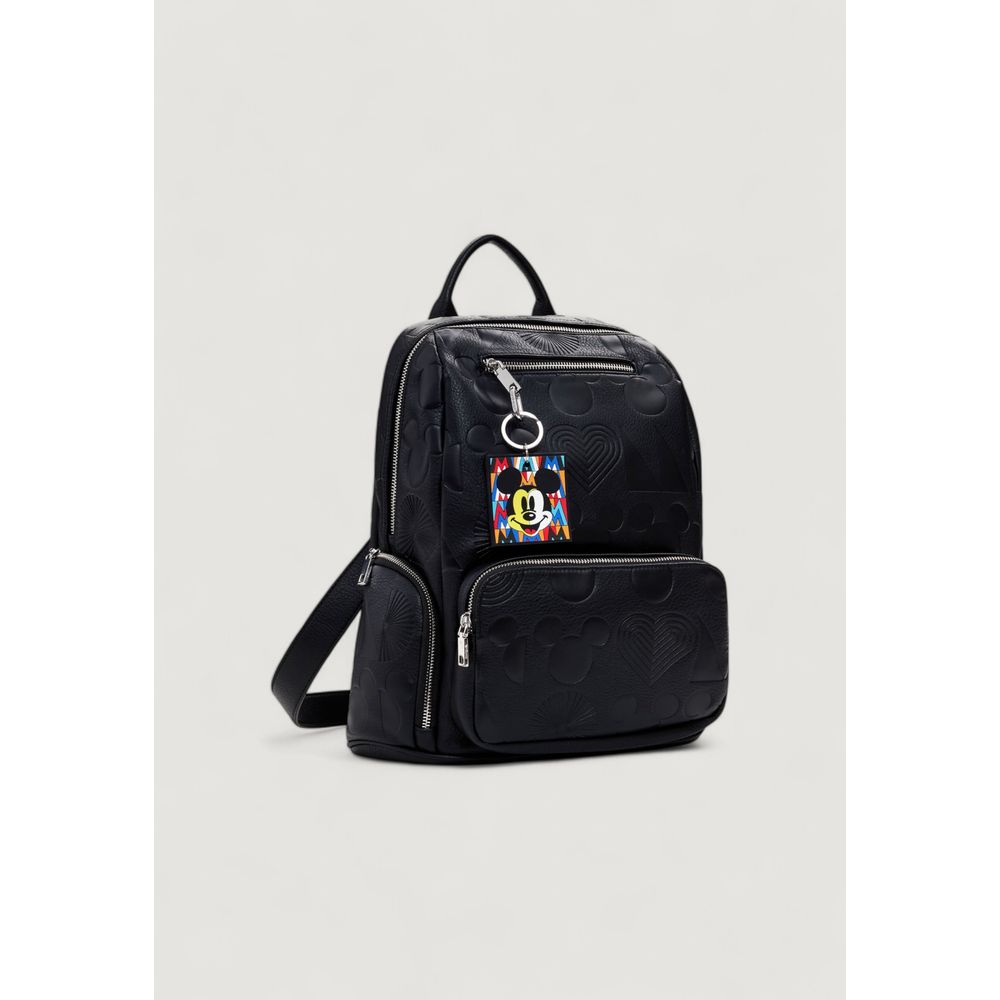 Sac à dos en polyéthylène noir Desigual