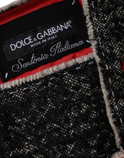Dolce & Gabbana Red Wool Sleeveless A-line Flared Mini Dress by Dolce & Gabbana
