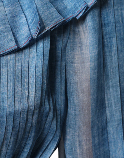 Philosophy Blue Layered Long Sleeve Dress by Philosophy