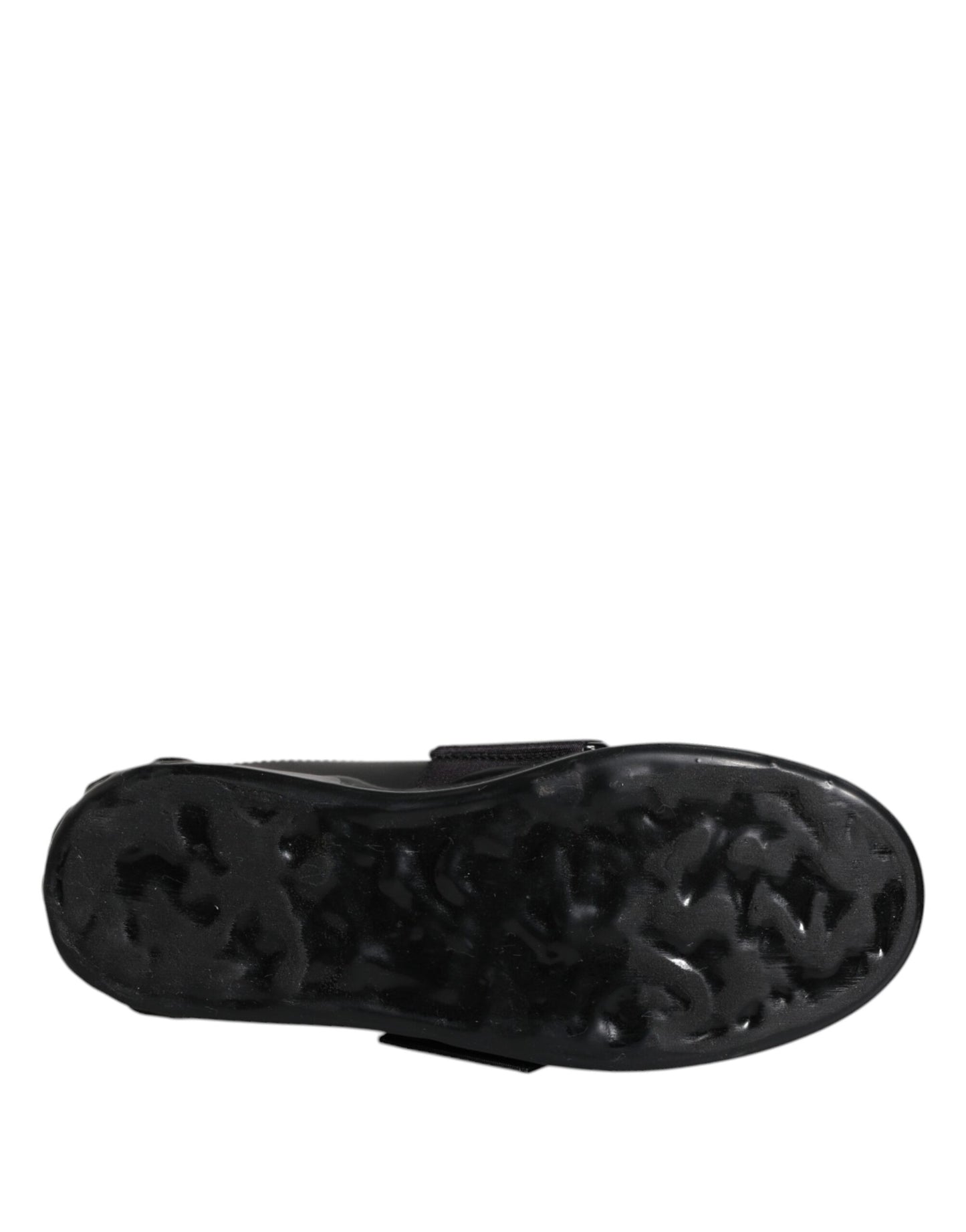 Dolce & Gabbana Black D&G AMORE Low Top Sneakers Shoes by Dolce & Gabbana