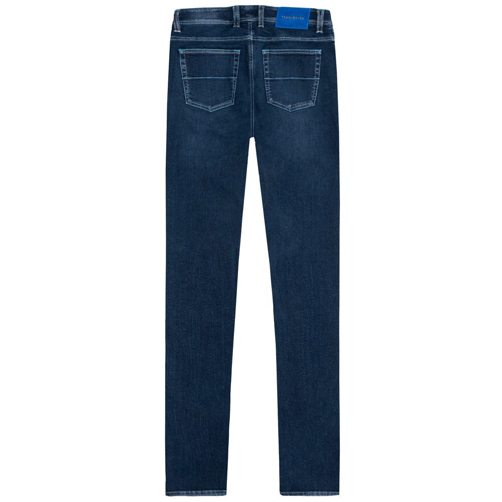 Tramarossa Blue Cotton Men's Jeans by Tramarossa